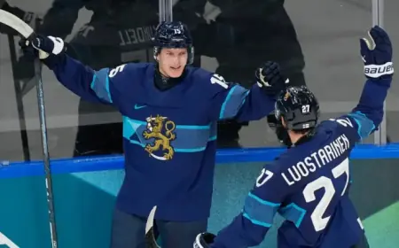 Finland’s Lundell and Kapanen Withdraw from Lineup Against Italy