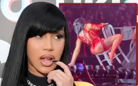 Cardi B Stumbles Onstage During ‘Little Miss Drama’ Tour