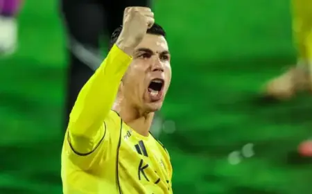 Ronaldo’s Scoring Comeback: Al-Nassr Defeats Al-Fateh 2-0, Climbs to Second