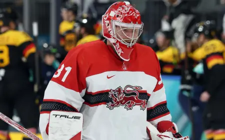 Denmark’s Olympic hockey roster leans on depth as Andersen sits vs. U.S.