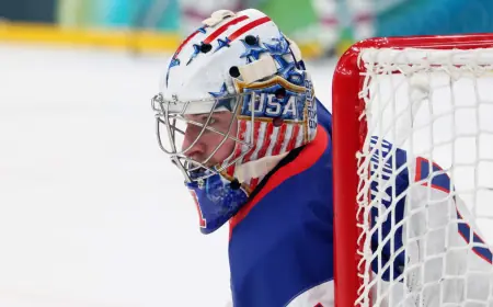 Swayman to start in goal for Team USA against Denmark