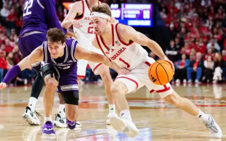 Nebraska Basketball Dominates Northwestern in Home-and-Home Series Victory