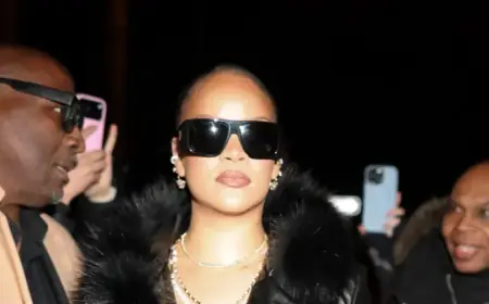 Rihanna Revives Footless Tights Trend with Solo Fashion Mission