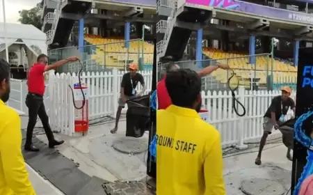 Snake Interrupts Pakistan Dugout Ahead of India vs Pakistan T20 World Cup Clash