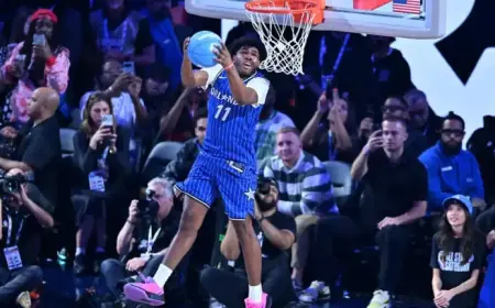 Jase Richardson Stumbles in 2026 NBA Dunk Contest Debut