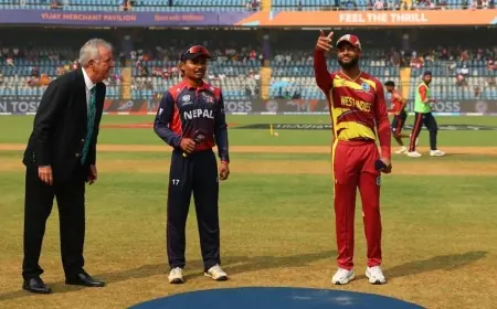 West Indies v Nepal: Hope opts to bowl as tactical changes set up Wankhede showdown