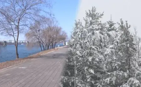 Fresh Winds Clear Dust; Snow and Rain to Hit the East Coast Tomorrow