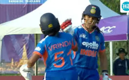 India A Women Crush Pakistan A Women by 10 Wickets — Chase Finished With 59 Balls to Spare