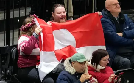 Greenland Flag Displayed at US-Denmark Game Sparks Pro-European Support