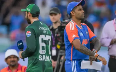 India Enforces No-Handshake Policy in T20 World Cup Clash with Pakistan: Report