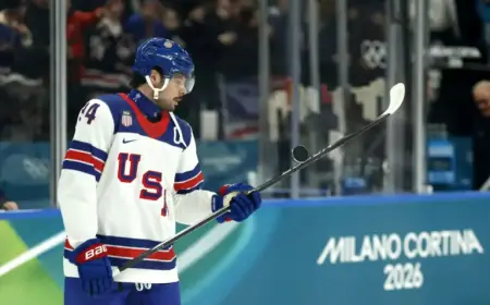 Maple Leafs’ Matthews, Jets’ Hellebuyck Aim to Propel Team USA to Top Seed