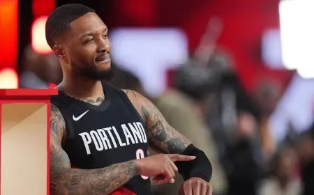 Damian Lillard Claims Third 3-Point Shootout Crown While Rehabbing Torn Achilles