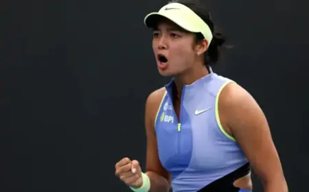 Alex Eala Battles Hailey Baptiste in Dubai Tennis Championships Opener