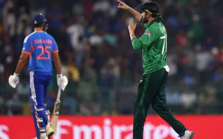 India vs Pakistan LIVE: T20 World Cup 2026 — India set Pakistan 176 in Colombo