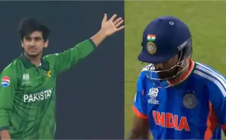 Saim Ayyub Shines, Knocks Out Hardik Pandya for a Duck