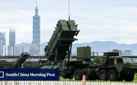 US Lawmakers Push Taiwan to Approve $40 Billion Defense Plan as Trade Deal Advances