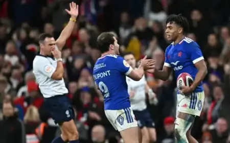 France Dominates Wales to Lead Six Nations Tournament