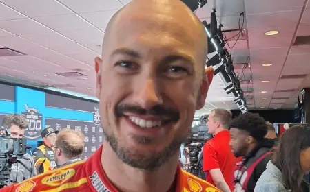 Joey Logano Shaves Head at Daytona Media Day, Cites Alopecia and a Fresh Perspective