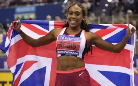 Regis Shatters Records at Novuna UK Athletics Indoor Championships