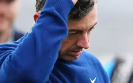 Rory McIlroy Stumbles at Pebble Beach; Akshay Bhatia Leads Amid Storm Warnings