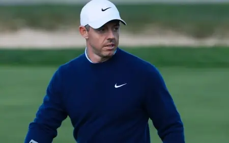 Rory McIlroy survives a volatile start and remains in range at Pebble Beach
