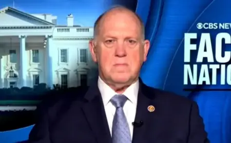 Tom Homan Criticizes Masks for ICE Officers, Emphasizes Safety Needs