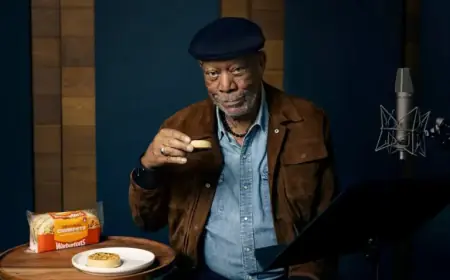 Morgan Freeman Ponders Crumpets in New ITV Ad