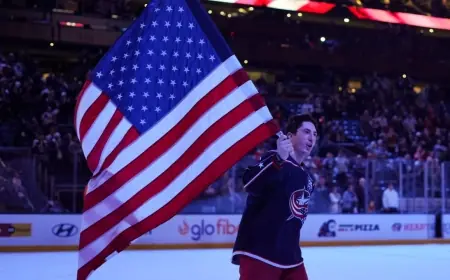 Werenski Honors Johnny Gaudreau at Milano Cortina, Wears Gaudreau Foundation Sweatshirt to Olympics