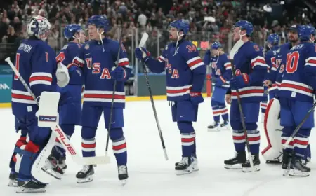 U.S. Chooses Swayman, Rallies to Defeat Denmark