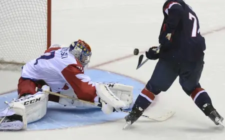 T.J. Oshie revisits iconic 2014 Olympic shootout, reveals he was winded between attempts