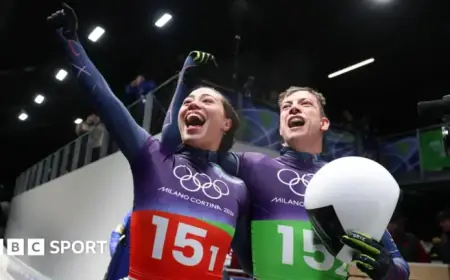 Matt Weston and Tabitha Stoecker Capture Mixed Team Skeleton Gold at Winter Olympics