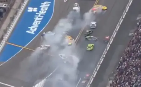Kiwi Star Entangled in Daytona’s ‘Big One’ as 20 Cars Crash