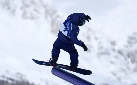 Red Gerard clings to final berth in slopestyle qualifying as Menzies tops field