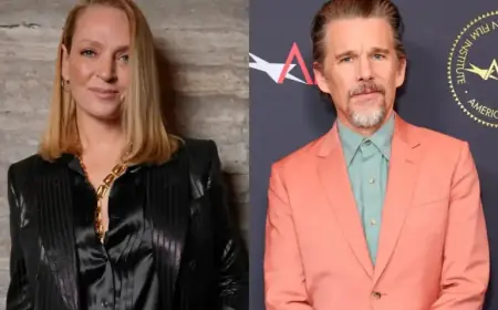 Uma Thurman and Ethan Hawke Reunite on Valentine’s Day for Heartfelt Reason