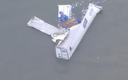 Perdue Driver Killed After Truck Plunges From Chesapeake Bay Bridge-Tunnel