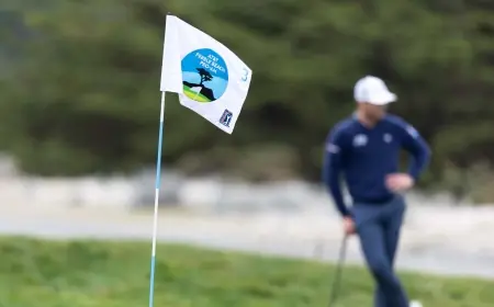 Morikawa closes in on Bhatia as wind forecast steals the show at pebble beach pro am