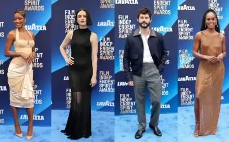 Stunning Arrivals at 2026 Independent Spirit Awards Red Carpet