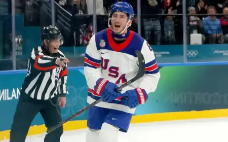 U.S. Men’s Hockey Defeats Germany, Advances to Quarterfinals