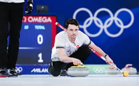Mens Curling Standings Tighten After GB's Extra-End Loss to Switzerland