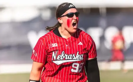 Nebraska Softball Triumphs Over No. 1 Texas Tech as Newcomers Shine