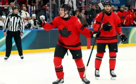 Celebrini Scores First Olympic Penalty Shot, Leads Canada to Victory
