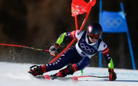 Mikaela Shiffrin Misses Podium in Women’s Giant Slalom, Olympic Drought Persists