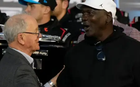 Michael Jordan, Six-Time NBA Champion, Clinches Daytona 500 Victory