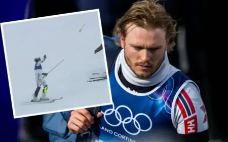 Olympic Gold Slips Away as Ski Star McGrath Loses Composure