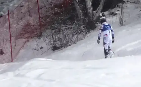 McGrath Loses Slalom Gold, Storms Off Toward Forest in Frustration