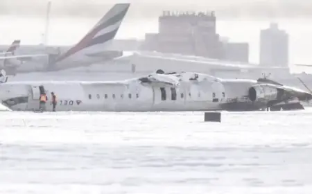 One-Year Anniversary of Pearson Airport Plane Crash Observed