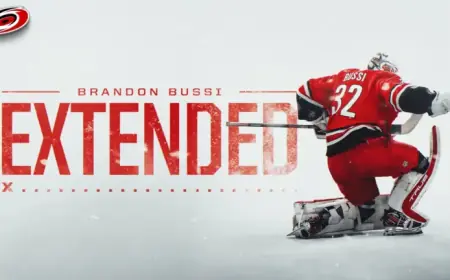 Hurricanes Secure Bussi with Three-Year Contract Extension