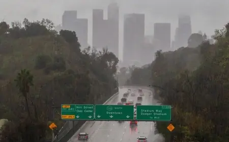 LIVE UPDATES: flash flood warning issued in Los Angeles as storm soaks region