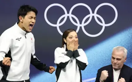 Miura Riku and Kihara Ryuichi Secure Japan’s First Olympic Pair Skating Title