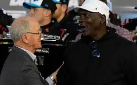 At Daytona, michael jordan embraces NASCAR unity after 23XI’s Daytona 500 triumph